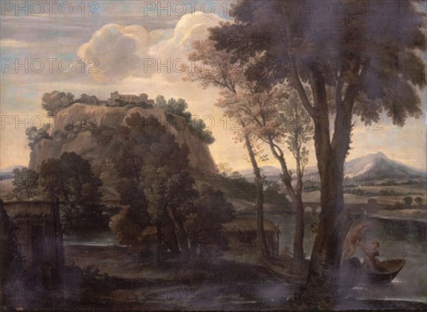 GRIMALDI GIOVANNI F
PAISAJE CON RIO Y BARCAS-LIENZO 112x149 CM    NP 81
MADRID, MUSEO DEL