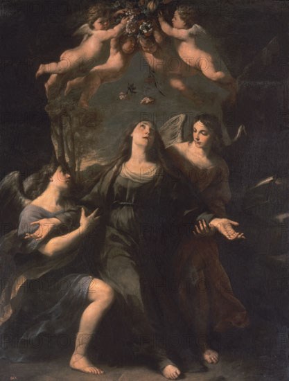 VACCARO ANDREA 1598/1670
SANTA ROSALIA DE PALERMO-LIENZO 228x179 CM      NP 470
MADRID, MUSEO DEL