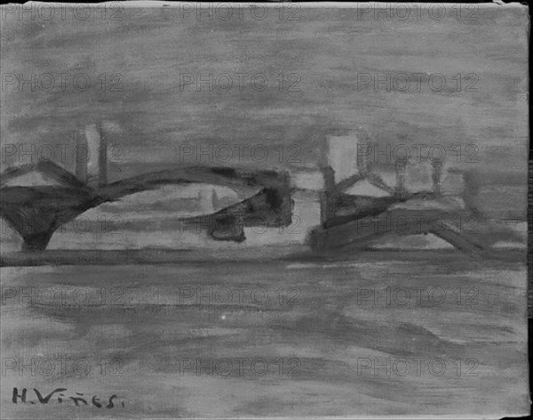 VIÑES HERNANDO 1904/1993
FOTOGRAFIA EN BLANCO Y NEGRO DE UN PAISAJE - S XX
MADRID, COLECCION