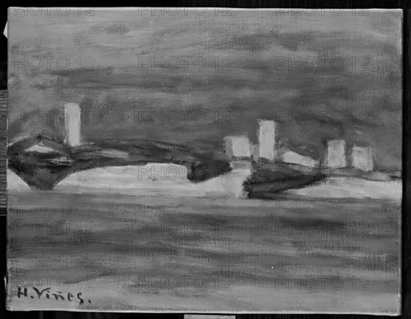 VIÑES HERNANDO 1904/1993
FOTOGRAFIA EN BLANCO Y NEGRO DE UN PAISAJE - S XX
MADRID, COLECCION