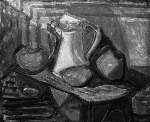 VIÑES HERNANDO 1904/1993
FOTOGRAFIA EN BLANCO Y NEGRO DE UN BODEGON - S XX
MADRID, COLECCION