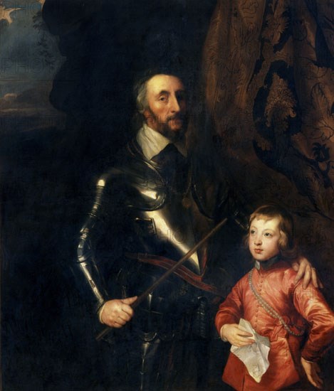 DYCK ANTON VAN 1599/1641
EL CONDE DE ARUNDEL Y TOMAS NIETO SUYO-LIENZO 187x162 CM   NP