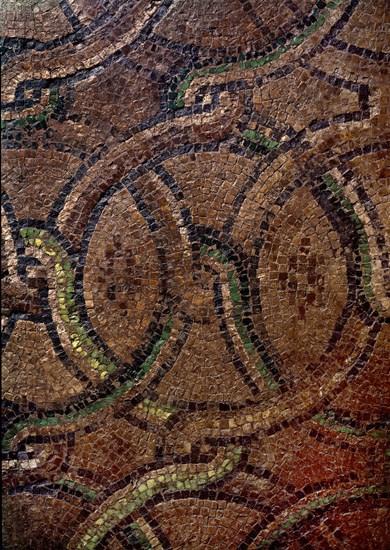 INTERIOR: MOSAICO - S VIII
QUSEIR AMRA, CASTILLO
JORDANIA