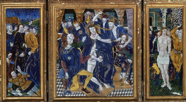 PENICAUD
TRIPTICO DE ESMALTE DE LIMOGES
Madrid, Lazaro Galdiano museum