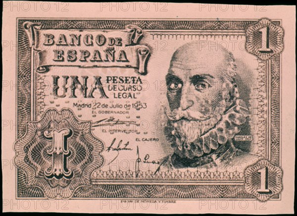 BILLETE DE UNA PESETA 1953
MADRID, BANCO DE ESPAÑA-DOCUMENTOS
MADRID

This image is not