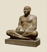 ESCRIBA EN GRANITO GRIS (V DINASTIA-ANTIGUO IMP) AÑO 2465 AL 2325 AJC
CAIRO, MUSEO