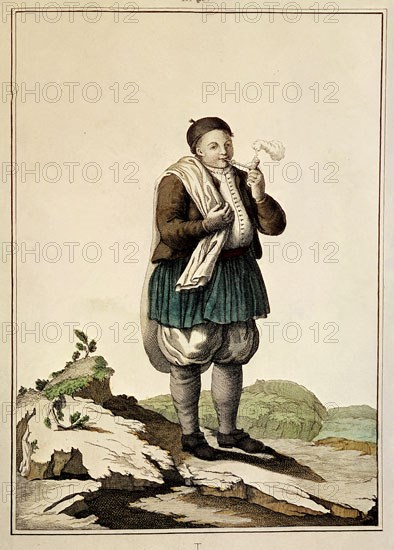 CRUZ CANO Y OLMEDILLA JUAN DE LA 1734/90
COLECCION DE TRAJES DE ESPAÑA-1777-TRAJINERO
