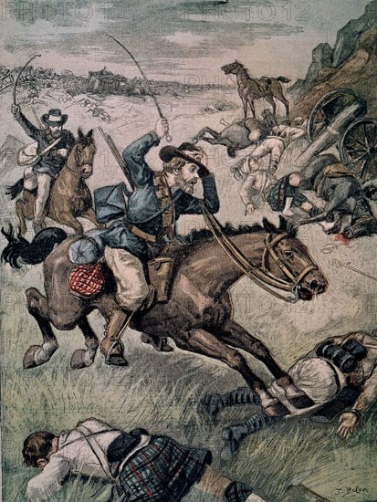 GUERRA DEL TRASVAAL-AFRICA DEL SUR-CORREO BOER A CABALLO
PARIS, COLECCION