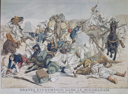 Convoi français attaqué par des Marocains