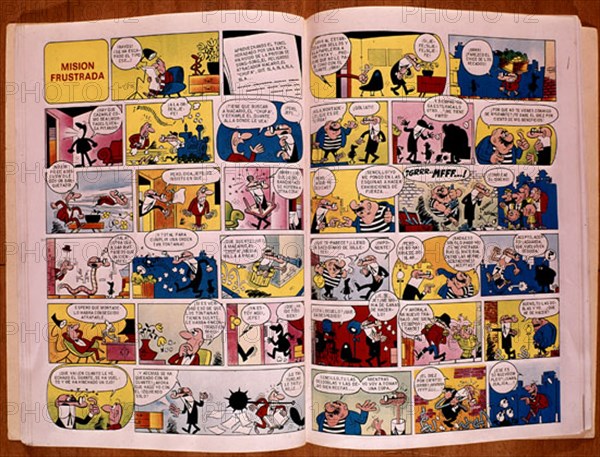 IBAÑEZ FRANCISCO 1936-
COMIC DE MORTADELO Y FILEMON
MADRID, COLECCION PARTICULAR
MADRID