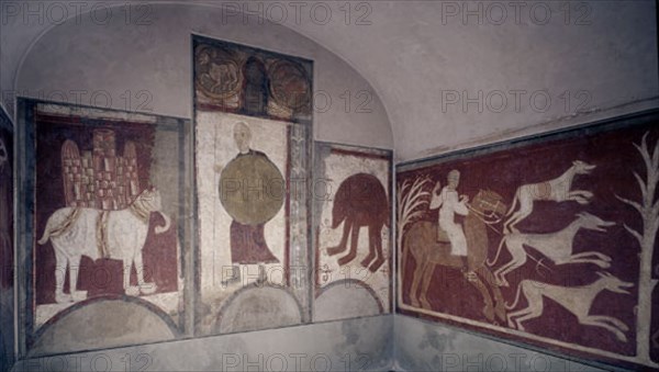 ANONIMO ESPAÑOL
PINTURAS MURALES DE S BAUDELIO DE CASILLA DE BERLANGA SG XII
MADRID, MUSEO DEL