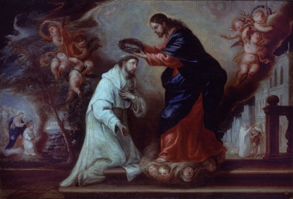 GONZALEZ DE VEGA D
SAN RAMON NONATO CORONADO POR CRISTO-LIENZO 136x199 CM       NP 3816
Madrid,