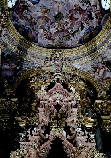 PALOMINO Y VELASCO ANTONIO 1655/1726
SAGRARIO-CUPULA CON FIGURAS EVANGELISTAS
GRANADA,
