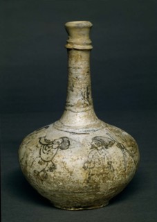 Flask shaped vase
