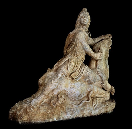 DIOS MITRA-ESCULTURA ROMANA-S II AC-MITOLOGIA ORIENTAL-RELIGION ROMANA-LUCHA BIEN Y MAL
CORDOBA,