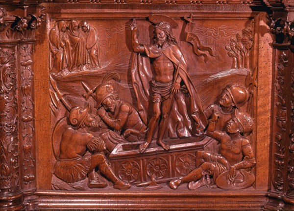 SILLERIA S BENITO-RESURECCION DE CRISTO
VALLADOLID, MUSEO NACIONAL DE