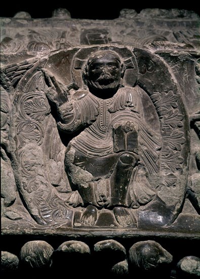 SEPULCRO ROMANICO DE DONA BLANCA S XII-DET
NAJERA, MONASTERIO SANTA MARIA REAL
RIOJA

This