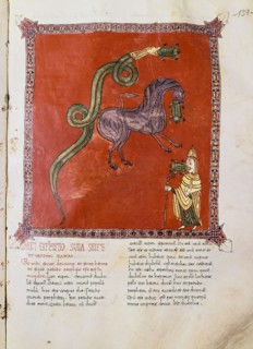 BEATO DE LIEBANA
COMENTARIOS AL APOCALIPSIS-FOLIO 139 R
BURGO DE OSMA, CATEDRAL
SORIA

This