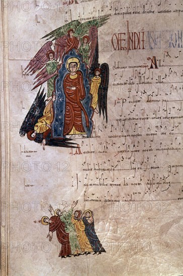 ANTIFONARIO MOZARABE S X-ASCENSION
LEON, CATEDRAL BIBLIOTECA
LEON

This image is not