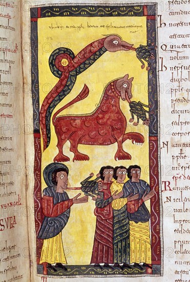 BEATO DE LIEBANA
COMENT APOCALIPSIS-BESTIA Y DRAGON ESCUPIENDO ESPIRITUS-PG13
SAN LORENZO DEL