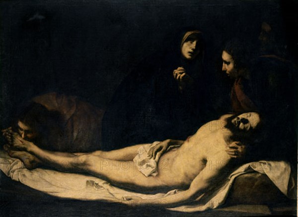 RIBERA JOSE DE 1591/1652
EL SANTO ENTIERRO
MADRID, COLECCION PARTICULAR
MADRID

This image is