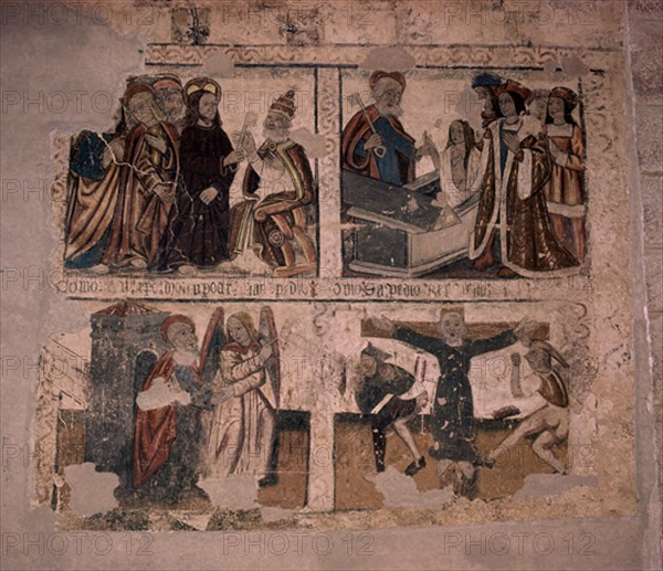 PINTURA MURAL-PASAJES DE LA VIDA DE S PEDRO-S XV
MONDOÑEDO, CATEDRAL
LUGO

This image is not
