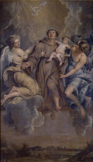 BOSSCHAERT WILLEBOIRTS
SAN ANTONIO DE PADUA ASCENDIDO AL CIELO POR LOS ANGELES - 1651
VALLADOLID,