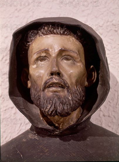 MENA PEDRO DE 1628/1688
CABEZA DE S FRANCISCO
VALLADOLID, MUSEO NACIONAL DE