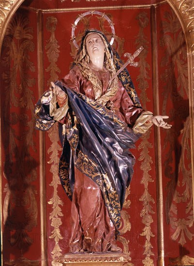 SALZILLO FRANCISCO 1707/83
VIRGEN DOLOROSA-S XVIII-ESCULTURA BARROCA ESPAÑOLA
MURCIA, IGLESIA DE