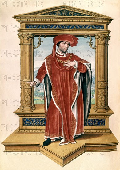 MANUSCRITO-LIBRO DEL TOISON DE ORO-S XVI-CARLOS EL TEMERARIO (1433/1477)
MADRID, INSTITUTO