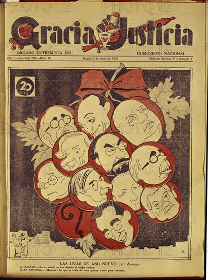 AREUGER
GRACIA Y JUSTICIA 1932-CARICATURAS DE LA II REPUBLICA
MADRID, HEMEROTECA