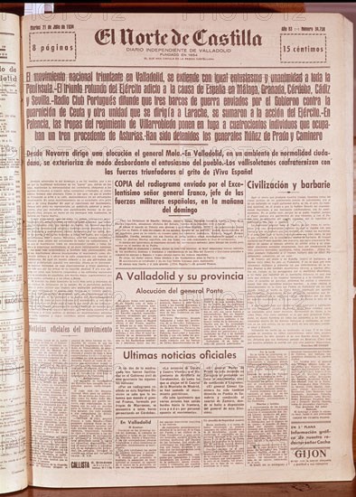 PERIODICO NORTE DE CASTILLA 1936
MADRID, HEMEROTECA MUNICIPAL
MADRID

This image is not