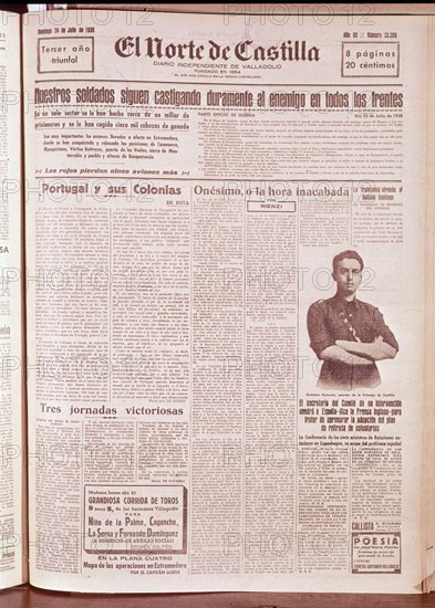 PERIODICO NORTE DE CASTILLA 1938
MADRID, HEMEROTECA MUNICIPAL
MADRID

This image is not