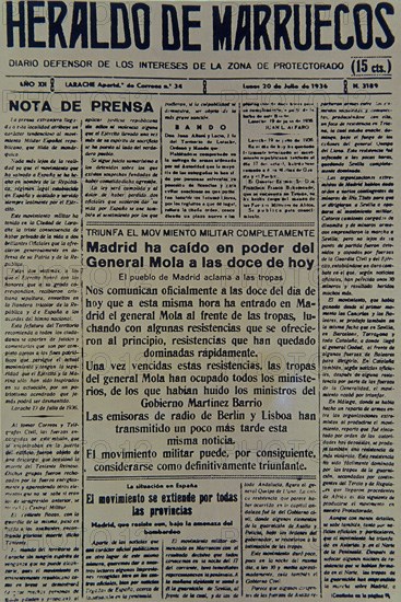 PERIODICO EL HERALDO DE MARRUECOS 1936
MADRID, HEMEROTECA MUNICIPAL
MADRID

This image is not