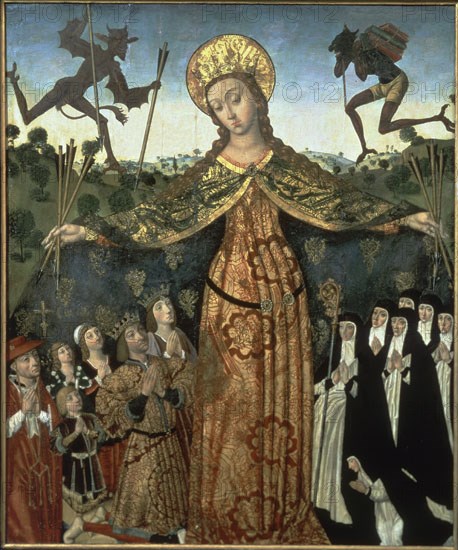 CRUZ DIEGO DE LA
VIRGEN DE LA MERCED-S XV-ESCUELA HISPANOFLAMENCA
BURGOS, MONASTERIO DE LAS