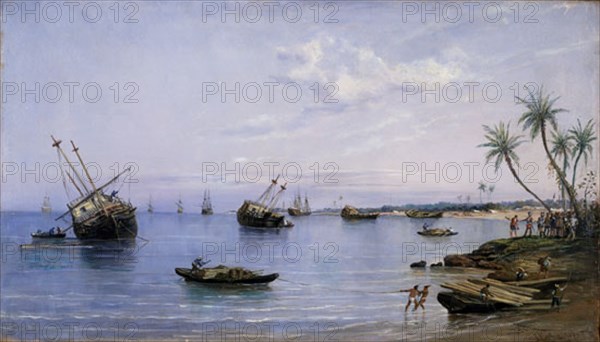 MONLEON RAFAEL 1853/1900
HERNAN CORTES PRESENCIA DESTRUCCION DE SUS NAVES-1887-PINTURA