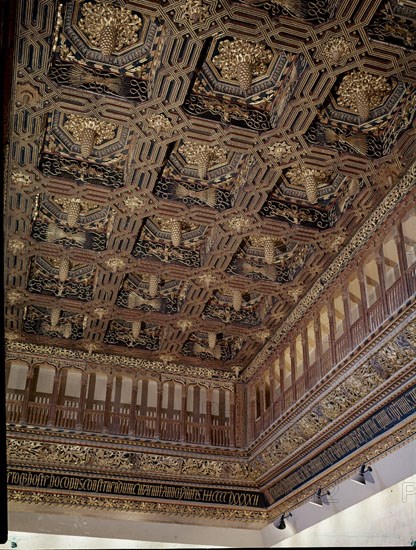 CAMARA REAL-DETALLE DEL ARTESONADO
ZARAGOZA, ALJAFERIA-CORTES ARAGON
ZARAGOZA