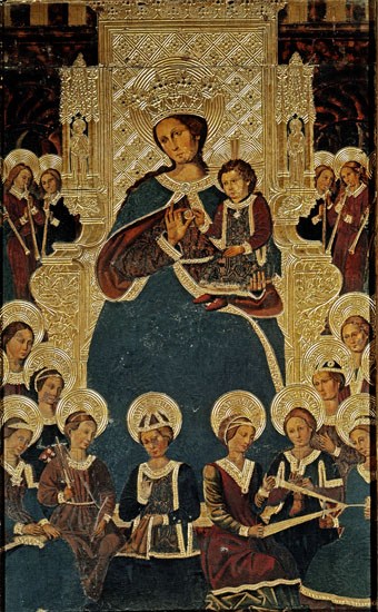 LANA JAIME ATRIBUIDO
RETABLO GOTICO DE LA VIRGEN
BORJA, IGLESIA DE SANTA MARIA
ZARAGOZA

This