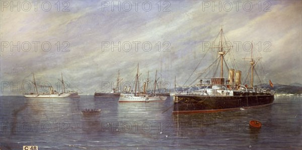MONLEON RAFAEL 1853/1900
CRUCEROS ACORAZADOS ESPAÑOLES-EL 1º"INFTA MªTERESA"-G CUBA
MADRID, MUSEO