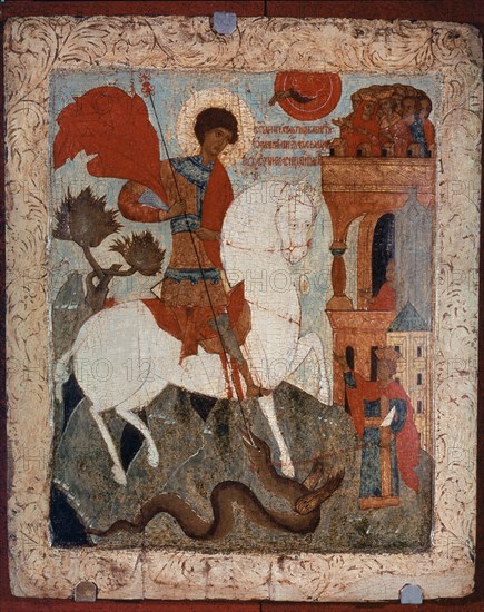 *S JORGE Y EL DRAGON TABLA DEL S XVI-TECNICA TEMPLE DE HUEVO
SAN PETESBURGO, MUSEO