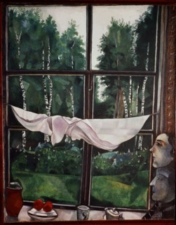 Chagall, Fenêtre à la campagne
