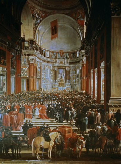 SACCHI Y J MIEL
*VISITA DE URBANO VIII A LOS JESUITAS
ROMA, MUSEO ROMA
ITALIA