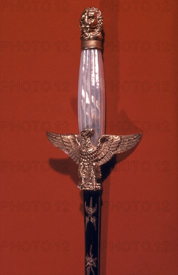 *ESPADA DE GALA DEL PPE CAMILO BORGUESE (EMPUNADURA)
ROMA, MUSEO NAPOLEONICO
ITALIA