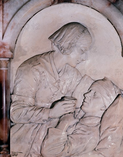 *CAPILLA-FLORENCE NIGHTINGALE CON ENFERMO
LONDRES, HOSPITAL SANTO TOMAS
INGLATERRA

This image