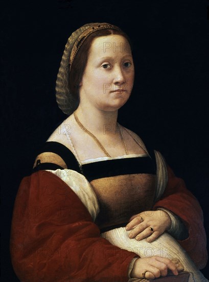 RAFAEL 1483/1520
*LA MUJER GRAVIDA (GESTANTE) S XVI
FLORENCIA, PALACIO PITTI/GALERIA