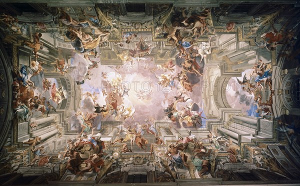 POZZO ANDREA
*S IGNACIO EN LA GLORIA , 1691-1694
ROMA, IGLESIA DE SAN IGNACIO
ITALIA

This