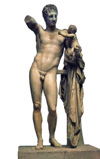 Praxitèle, Hermès portant Dionysos enfant
