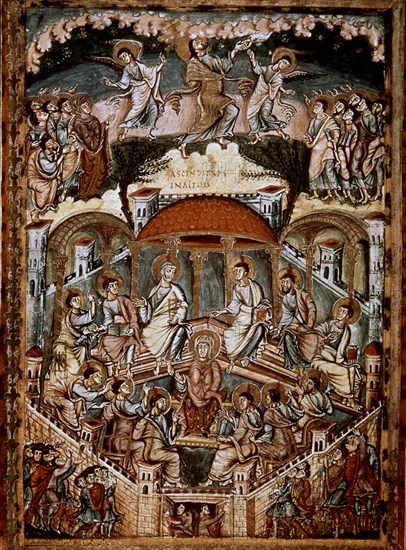 *BIBLIA CARLOS EL CALVO PAG PENTECOSTES
ROMA, BASILICA SAN PABLO
ITALIA

This image is not