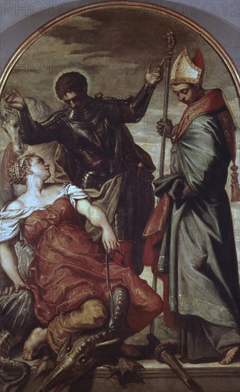 TINTORETTO J ROBUSTI 1518/94
*LA PRINCESA SAN JORGE Y SAN LUIS
VENECIA, ACADEMIA B