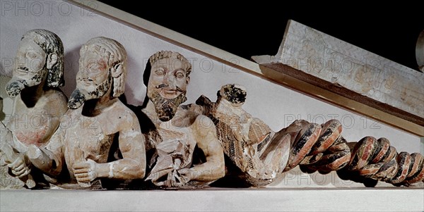 *NEREO DEL FRONTON DEL TEMPLO DE ATEA POLIAS
ATENAS, MUSEO DE LA ACROPOLIS
GRECIA